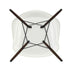 Cadeira de Braços em Plástico Eames DAW / Base Ácer Escuro